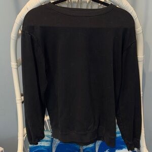 Fashion nova Black Long Sleeve Sweatshirt crew neck